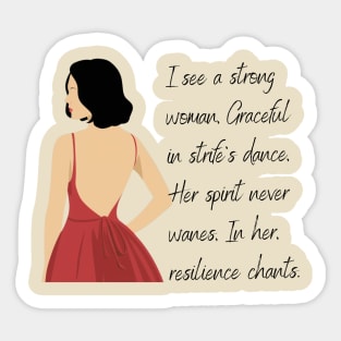 Empowered women Sticker